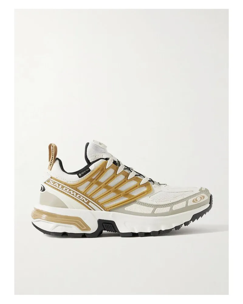 Salomon Acs Pro Gtx Sneakers Aus Gore-tex Und Kunstleder Mit Gummibesätzen - Gelb Gelb
