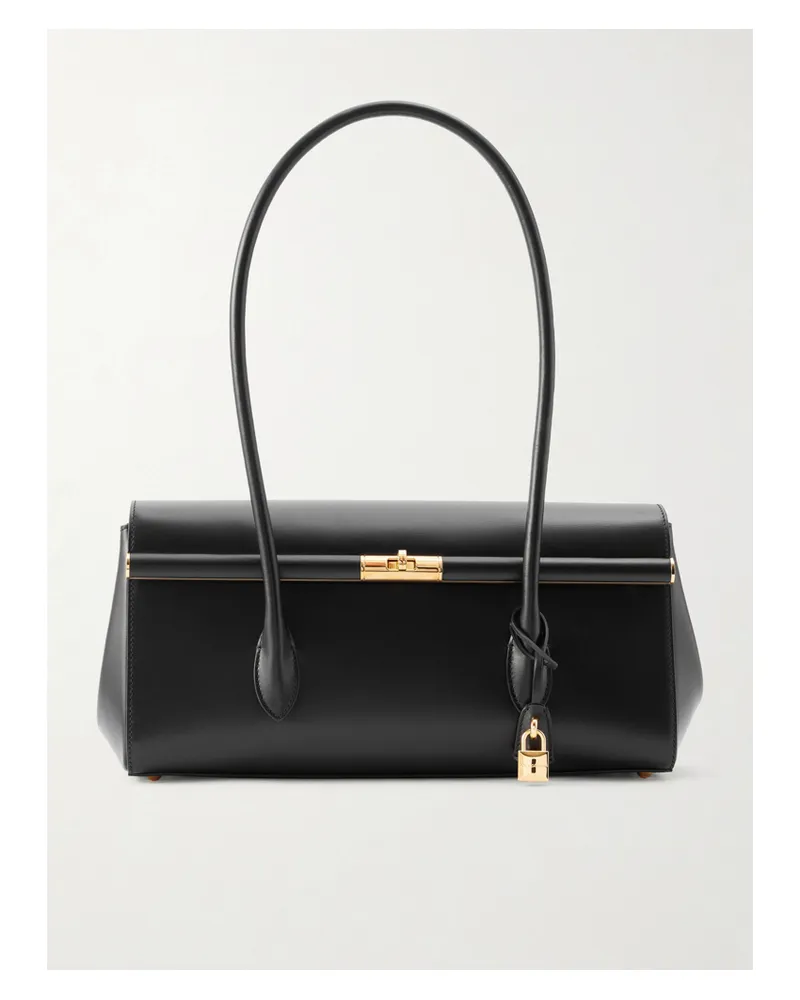Dolce & Gabbana Marlene Leather Shoulder Bag - Black Black