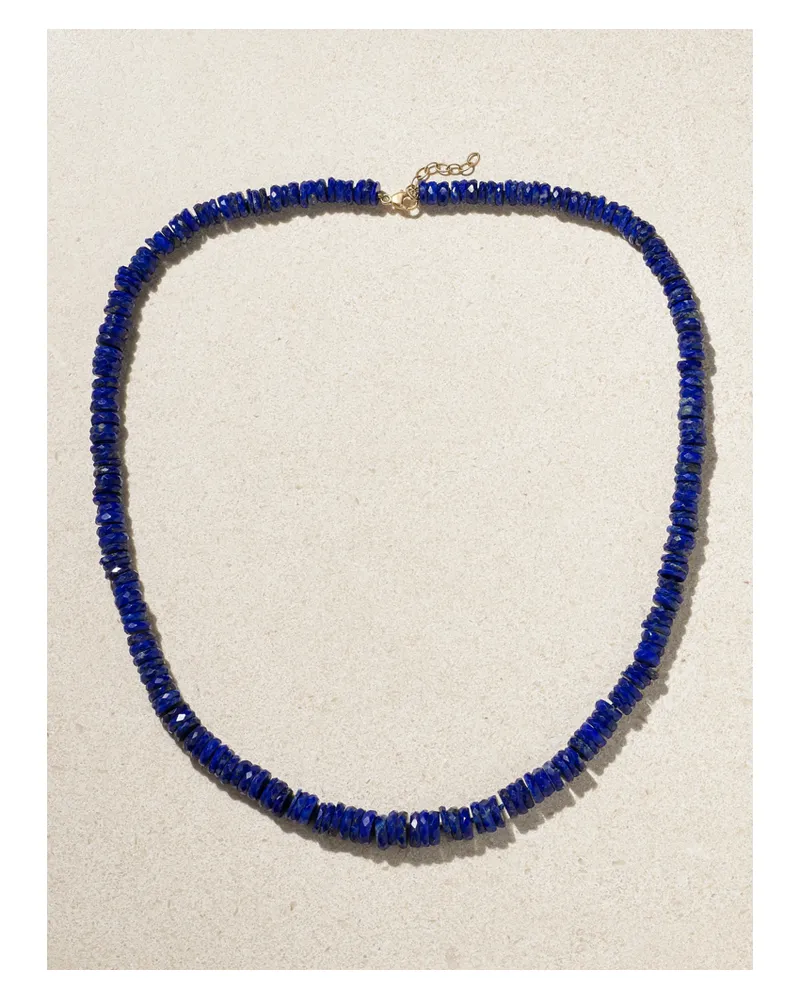 JIA JIA Kette Mit Lapislazuli Und Details Aus Gold - Blau Blau