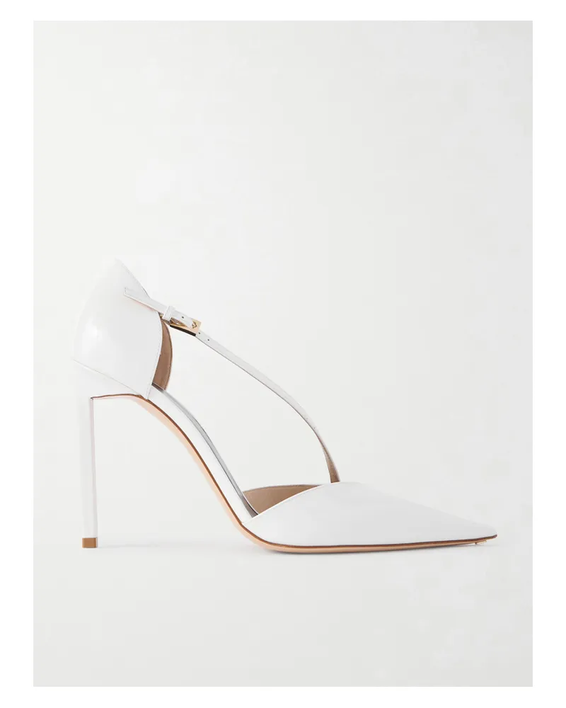 Tom Ford Pumps Aus Lackleder - Weiß Weiß