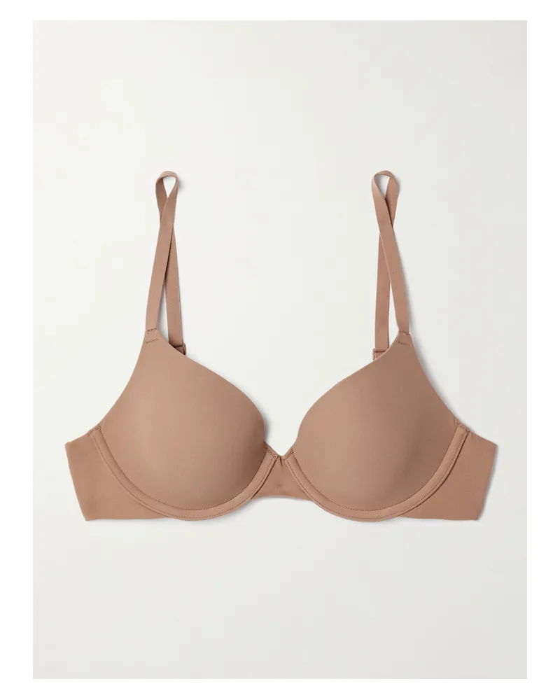 SKIMS Fits Everybody Push-up Bra – Sienna – Push-up-bh - Braun Braun