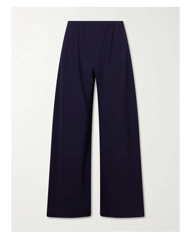 The Row Cady Straight-leg Pants - Blue Blue