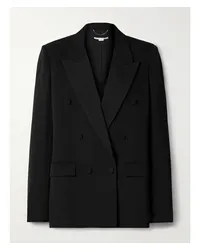 Stella McCartney Doppelreihiger Oversized-blazer aus einer Wollmischung Schwarz