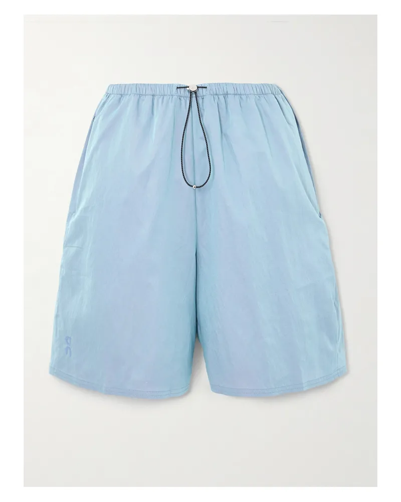 ON Zendaya Gloria Shorts Aus Changierendem Recyceltem Shell - Blau Blau