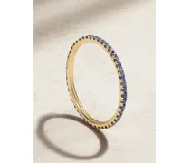 Thread 18-karat Gold Sapphire Ring