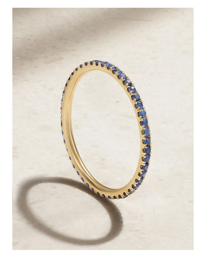 Ileana Makri Thread Ring Aus 18 Karat Gold Mit Saphiren Gold