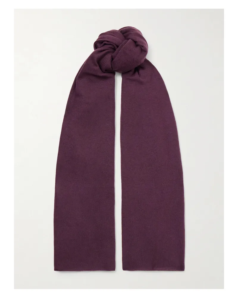 Lisa Yang Paris Cashmere Scarf - Burgundy Burgundy