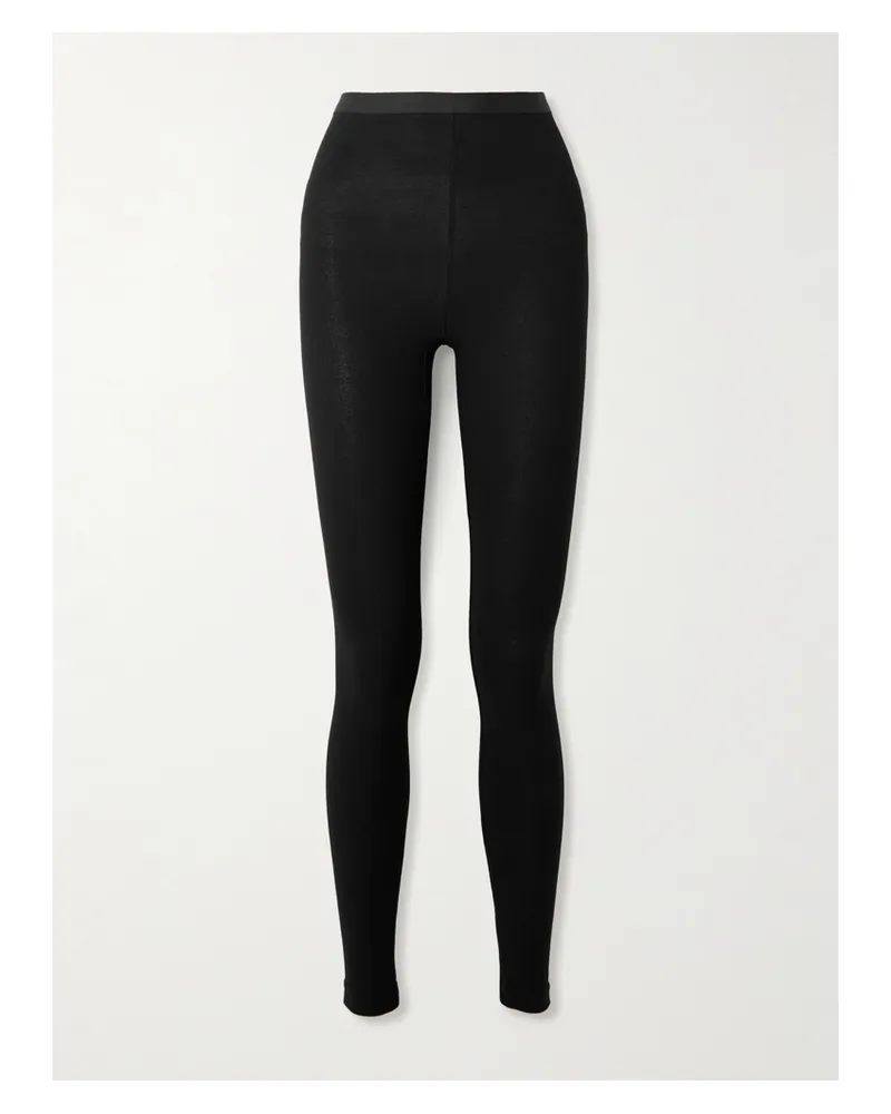 Magda Butrym Eng Geschnittene Hose Aus Stretch-cady - Schwarz Schwarz
