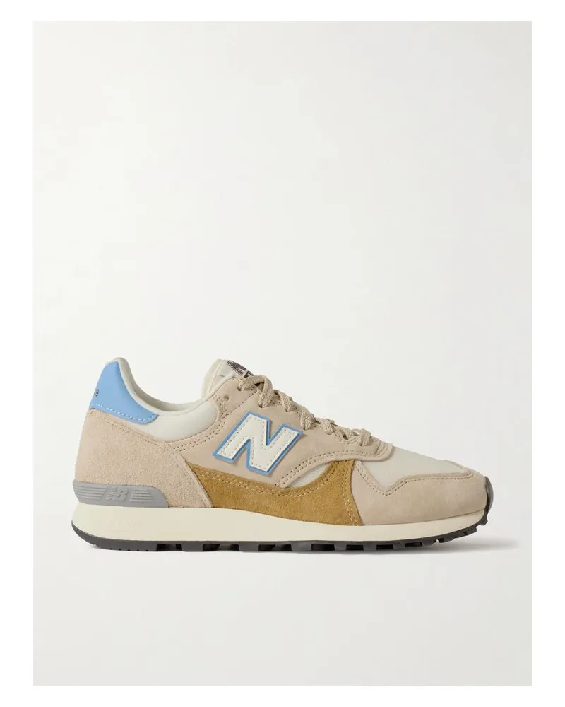 New Balance 475 Sneakers Aus Mesh Und Veloursleder Mit Lederbesätzen - Neutral Neutral