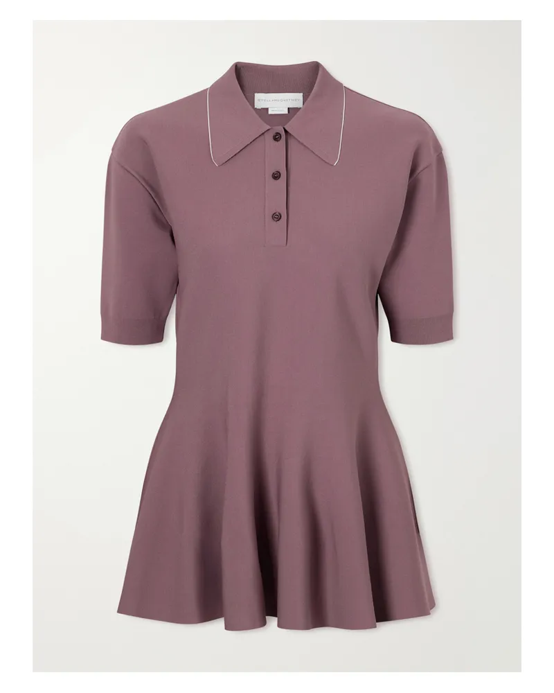 Stella McCartney Minikleid Aus Strick - Lila Lila