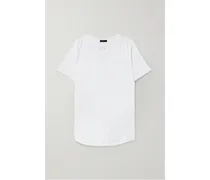 T-shirt aus Flammgarn-jersey aus Baumwolle