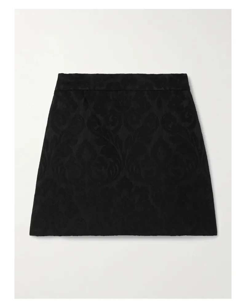 Chloé Minirock Aus Jacquard Aus Einer Wollmischung - Schwarz Schwarz