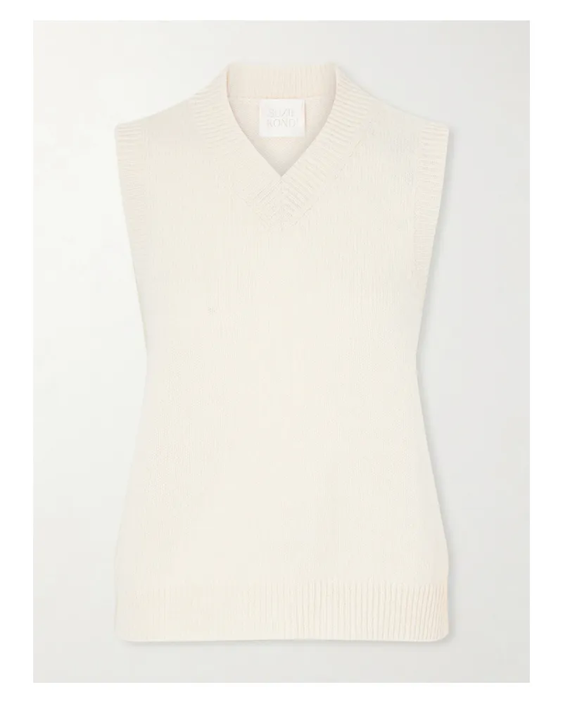Suzie Kondi Nico Cashmere Vest - Neutrals Neutrals