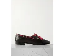Tasseled Leather Loafers - Brown
