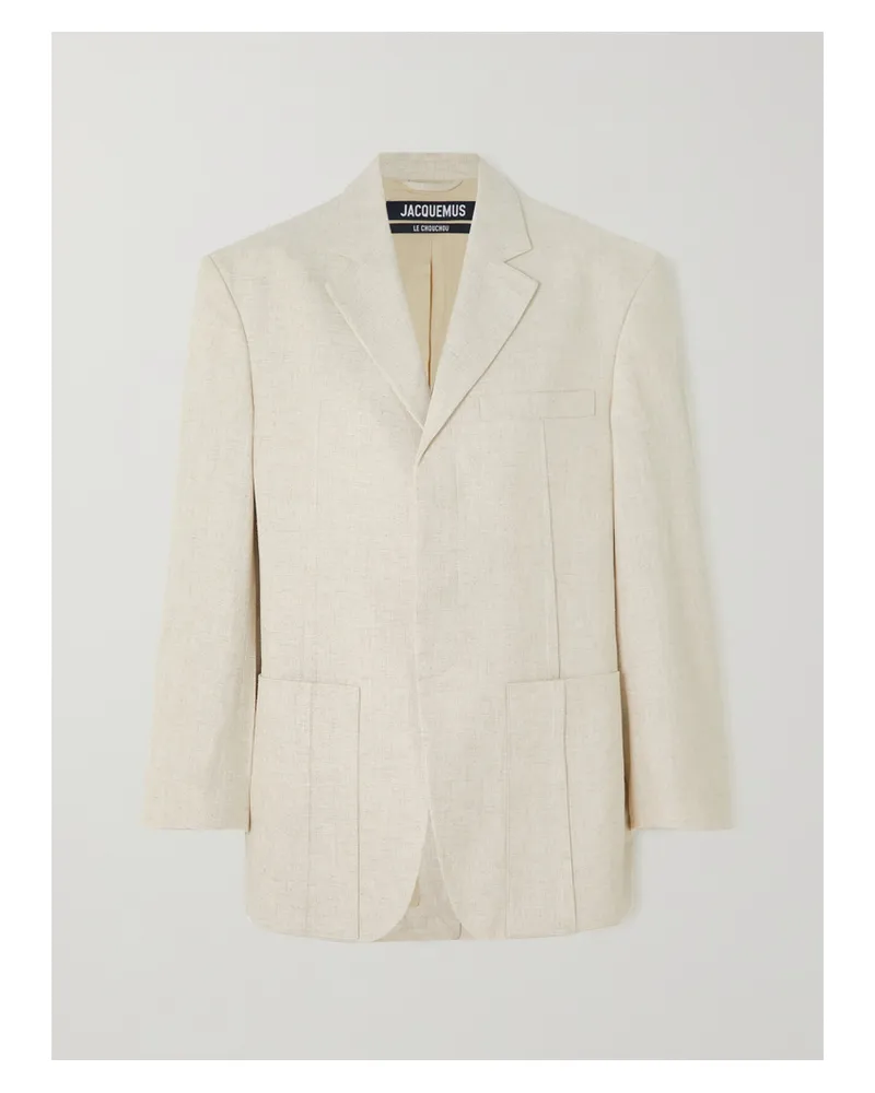 Jacquemus D‘homme Blazer Aus Twill - Neutral Neutral