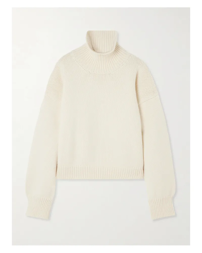 &Daughter Caragh Verkürzter Oversized-pullover Aus Wolle - Weiß Weiß