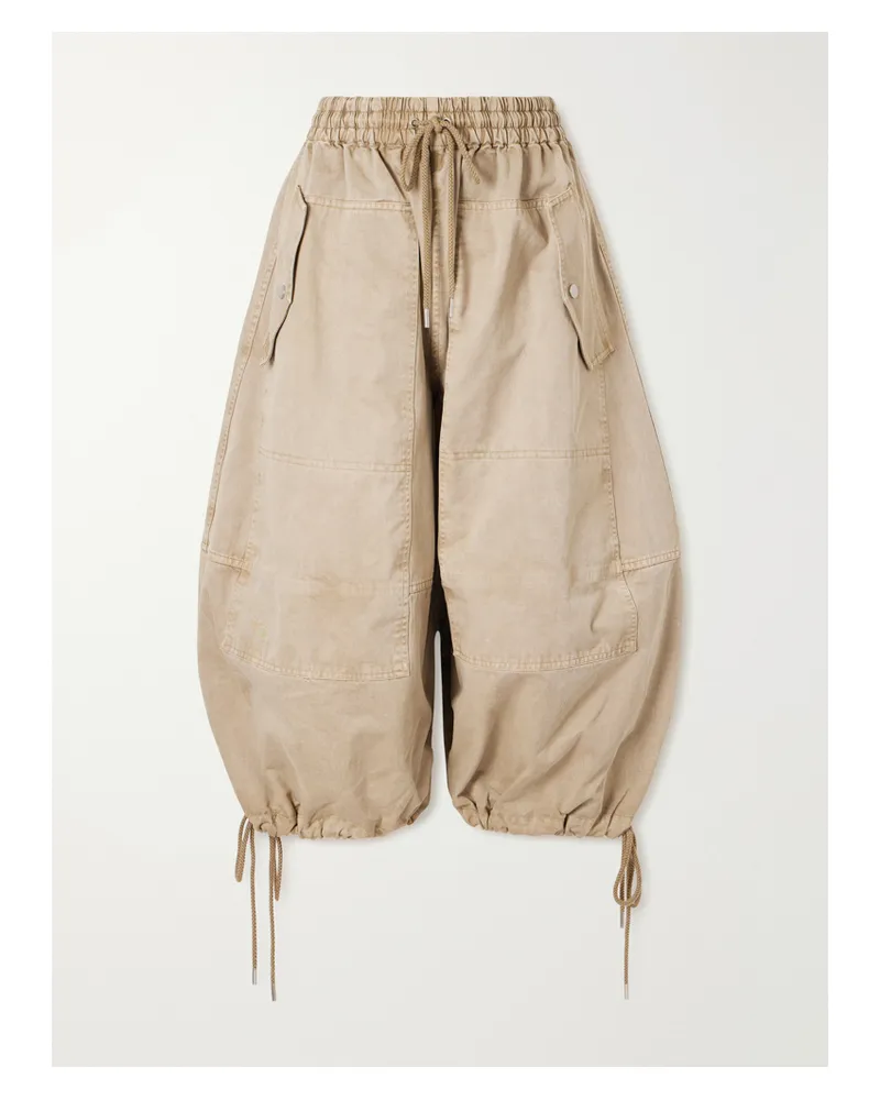 Co Wide-leg Cotton Pants - Neutrals Neutrals