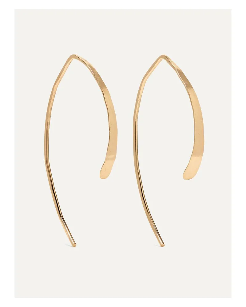 Melissa Joy Manning Wishbone Ohrringe Aus 14 Karat Gold Gold
