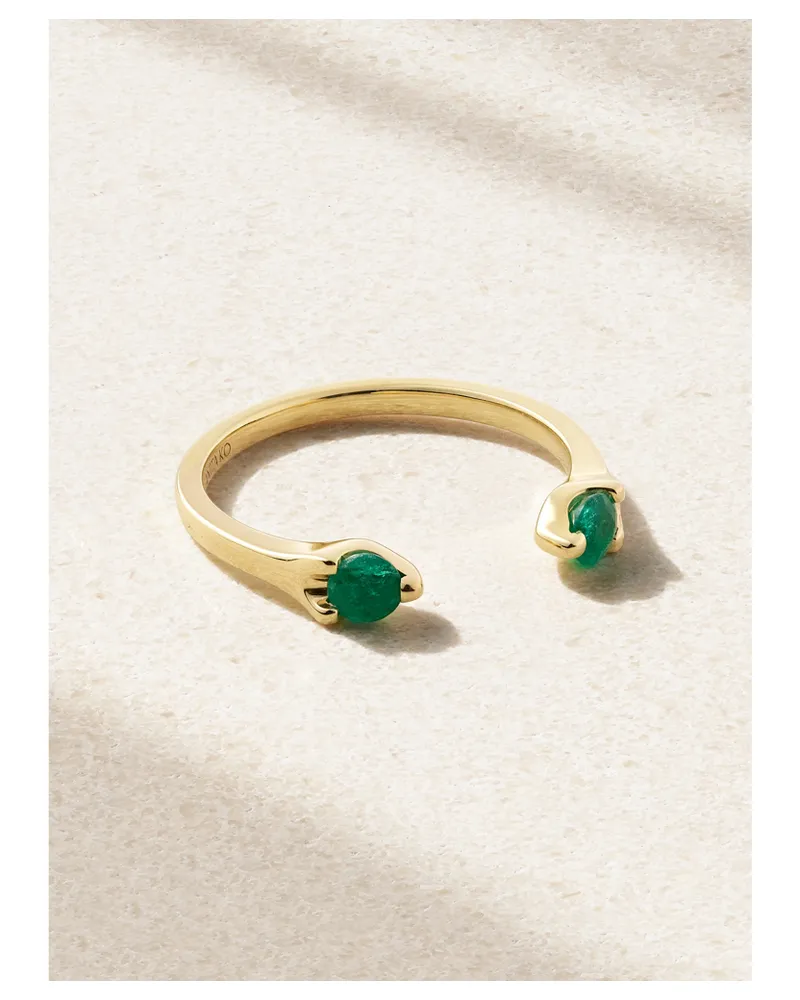 ANITA KO Orbit 18-karat Gold Emerald Ring - Green Green
