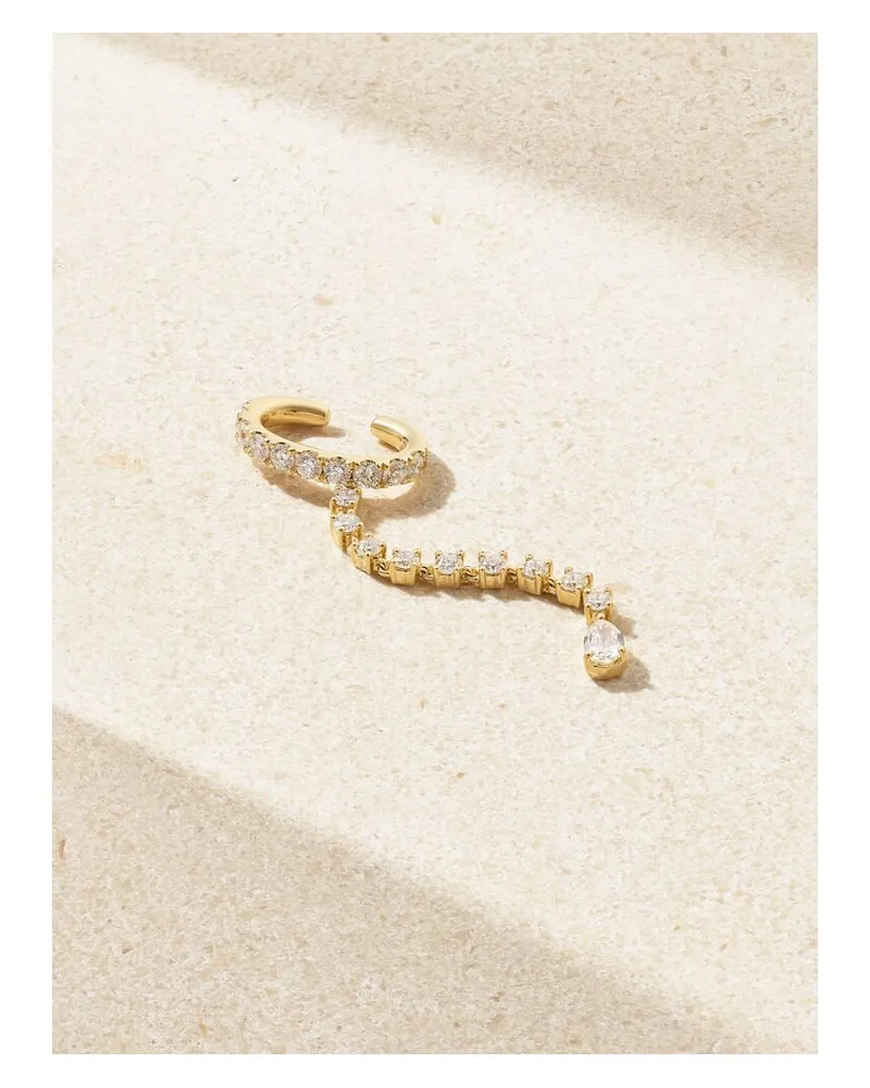 ANITA KO Ear Cuff Aus 18 Karat Gold Mit Diamanten Gold