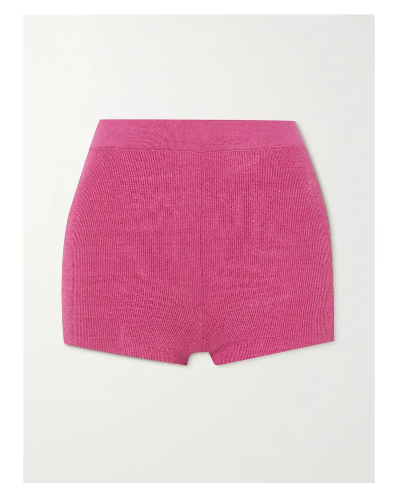Jacquemus Arancia Shorts Aus Leinen - Pink Pink