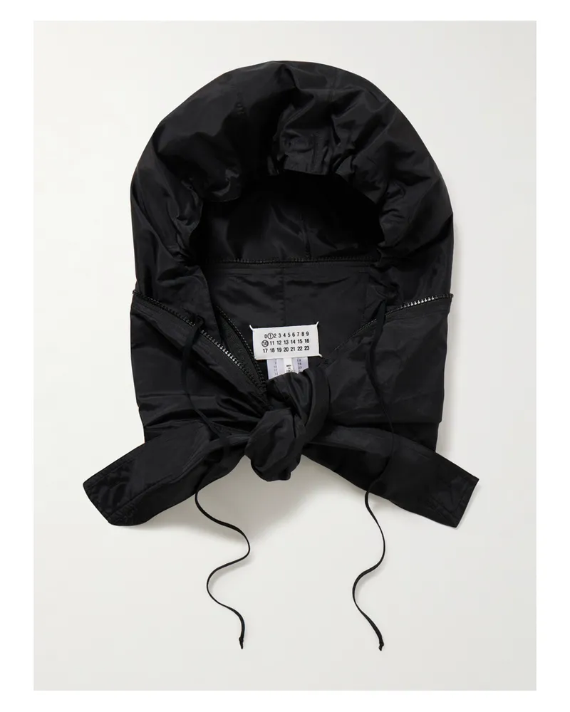 Maison Margiela Kopftuch Aus Shell - Schwarz Schwarz