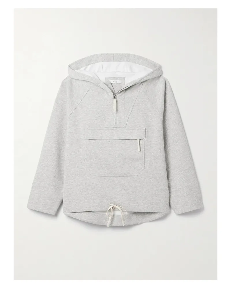 Co Hoodie Aus Jersey Aus Einer Baumwoll-tencel™-mischung - Grau Grau
