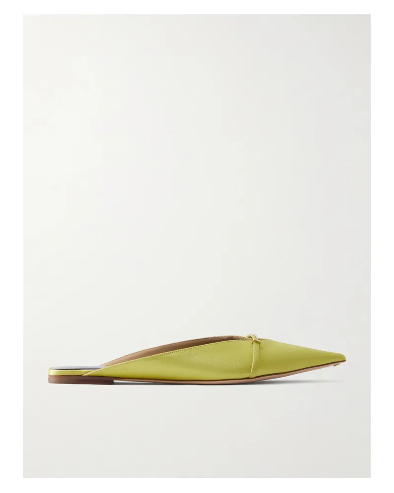 Tom Ford Slippers Aus Satin Mit Verzierungen - Gelb Gelb