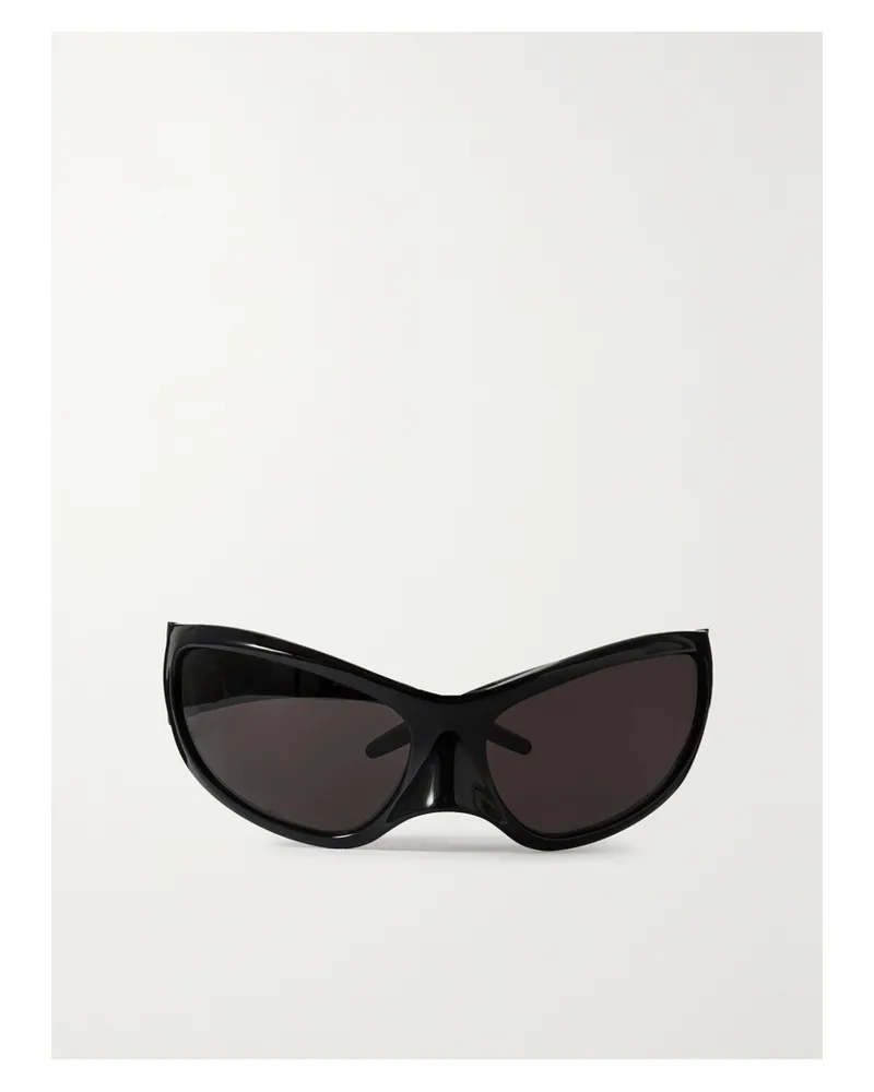 Balenciaga Sonnenbrille Mit Cat-eye-rahmen Aus Azetat - Schwarz Schwarz
