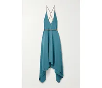 Net Sustain Yatzil Asymmetrisches Kleid aus Baumwolle
