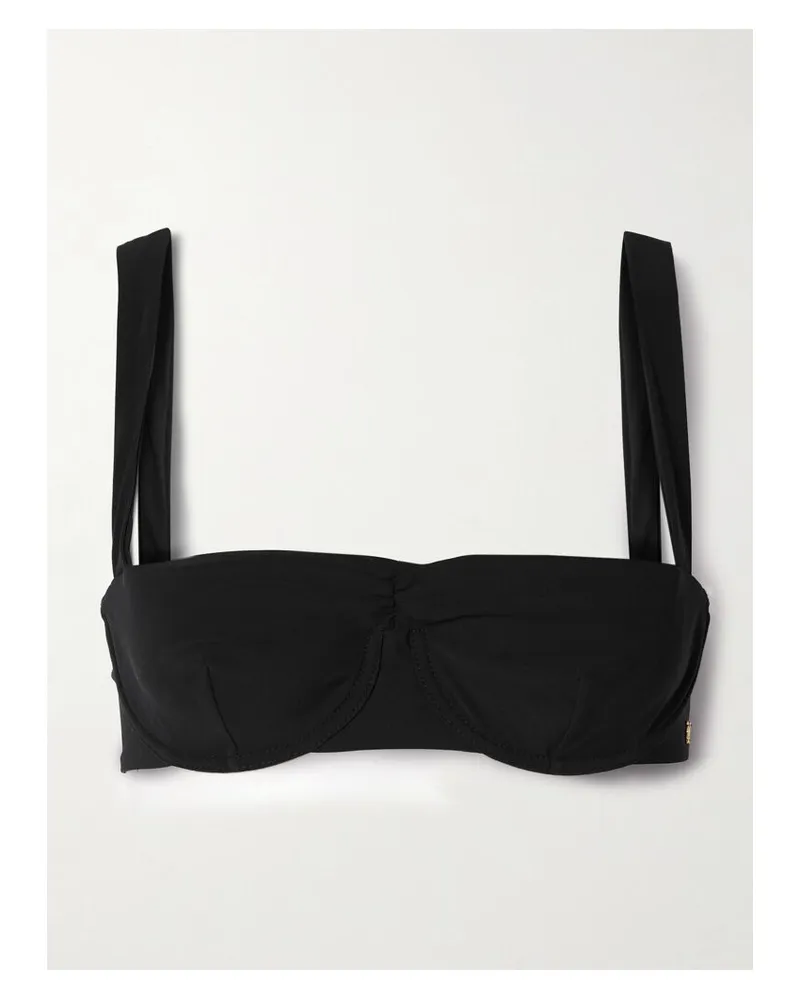 Kiki De Montparnasse La Sirene Balconette-bikini-oberteil Mit Bügeln - Schwarz Schwarz