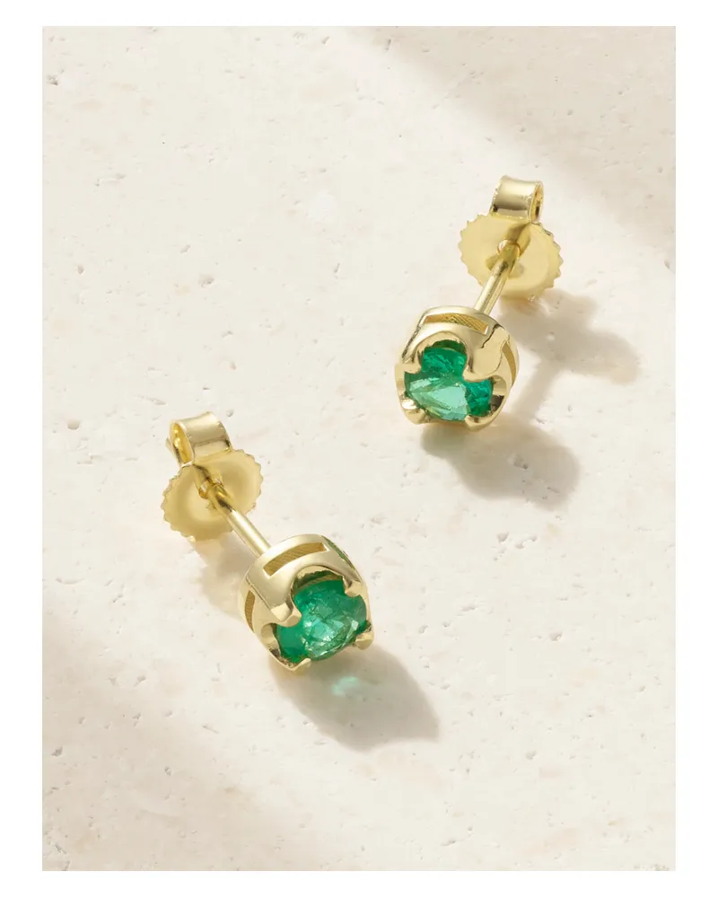 Jennifer Meyer Small Illusion Ohrstecker Aus 18 Karat Gold Mit Diamanten Gold