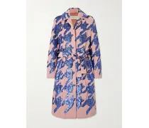 Mantel Aus Frottee Aus Einer Baumwollmischung Mit Pailletten Und Bindegürtel - Pink