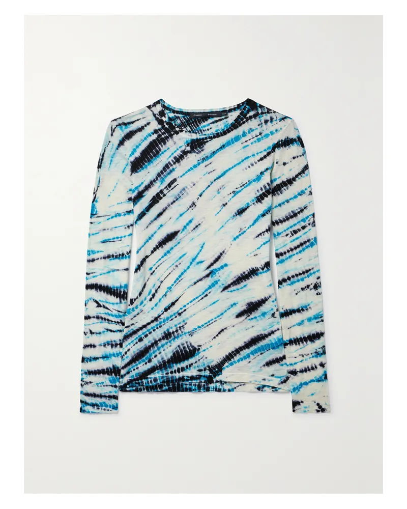 Proenza Schouler T-shirt Aus Baumwoll-jersey Mit Batikmuster - Mehrfarbig Mehrfarbig