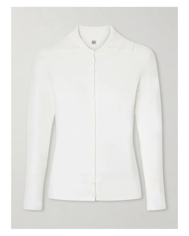 Totême Knitted Cardigan - Off-white Off-white