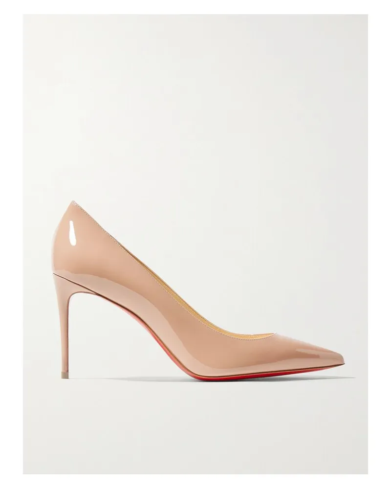 Christian Louboutin Kate 85 Pumps Aus Lackleder - Neutral Neutral