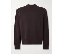Rafaela Oversized Wool And Cashmere-blend Sweater - Brown