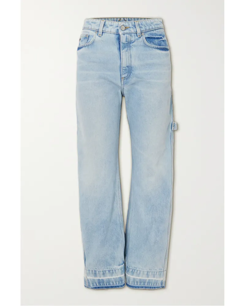 Stella McCartney Halbhohe Jeans Blau