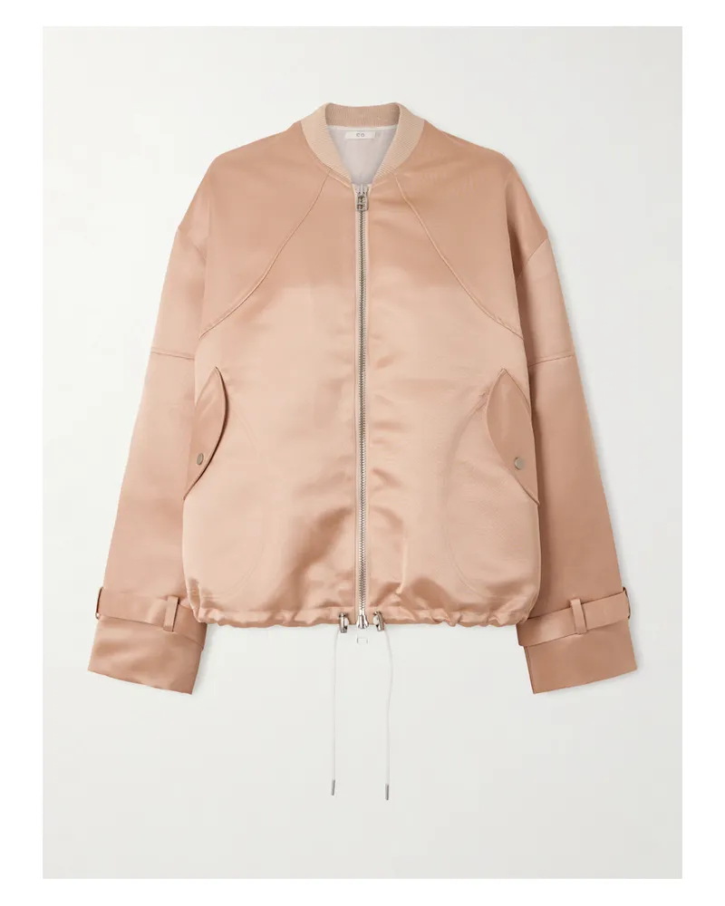 Co Sports Bomberjacke Aus Duchesse-satin - Neutral Neutral