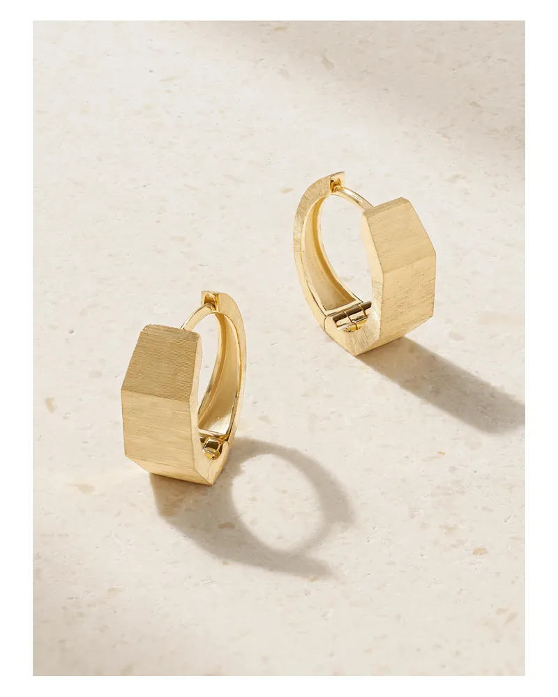 Marie Lichtenberg Ecrou Large Creolen Aus 18 karat Gold Gold