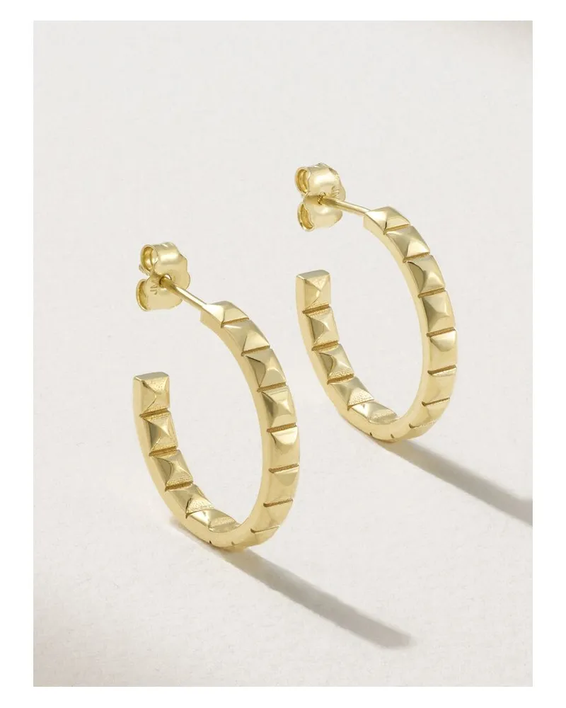 Jennifer Meyer Small Square Creolen Aus 18 Karat Gold Gold
