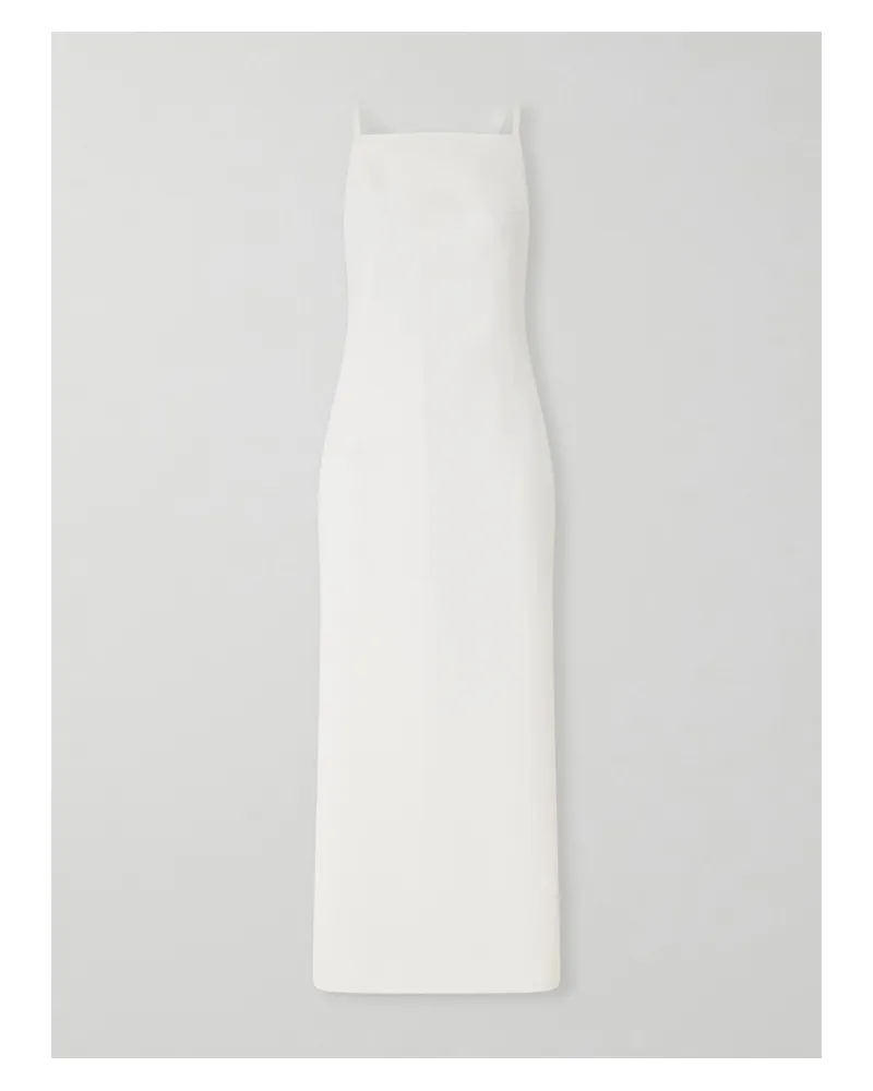 Givenchy Crepe Midi Dress - Ivory Ivory