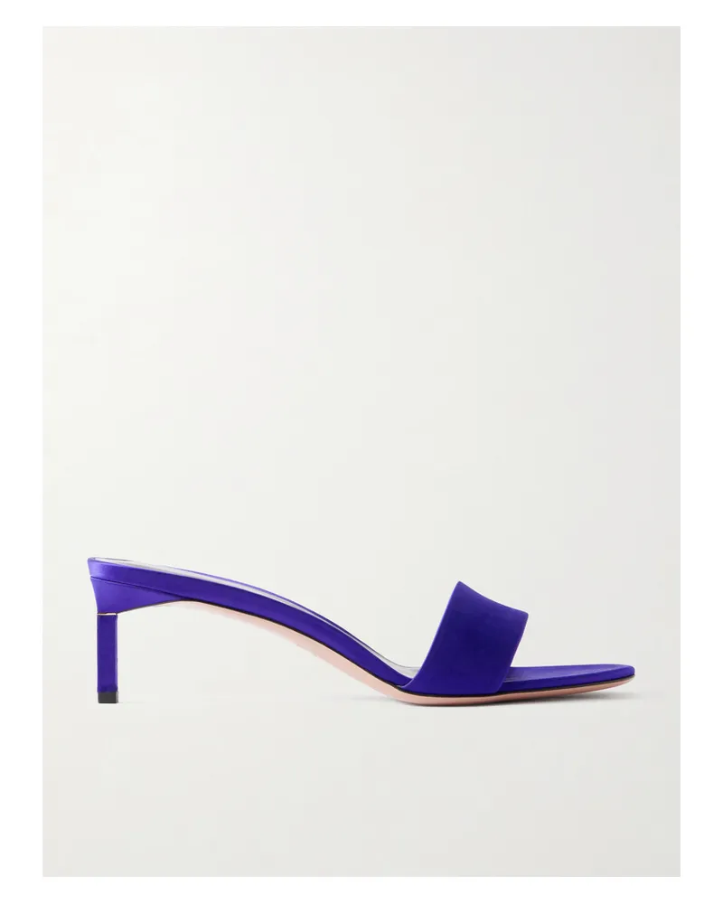 Tom Ford Mules Aus Satin - Lila Lila