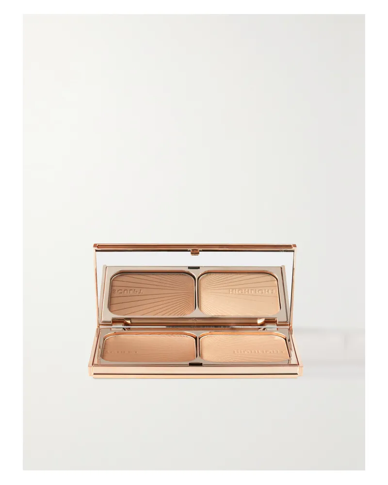 Charlotte Tilbury Filmstar Bronze & Glow – Fair To Medium – Puder-duo Braun