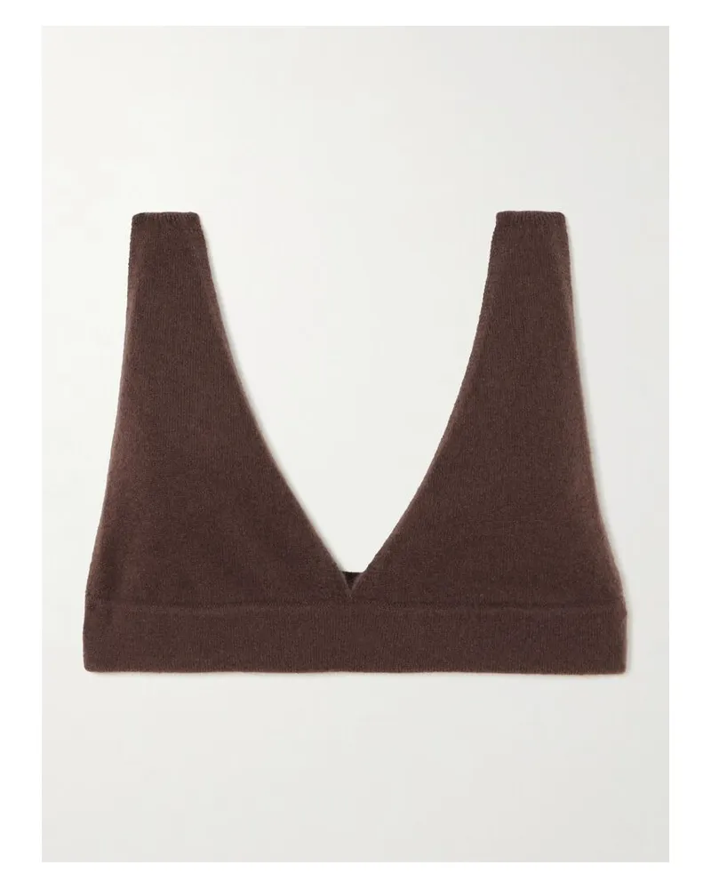 ÉTERNE Willa Bustier Aus Kaschmir - Braun Braun