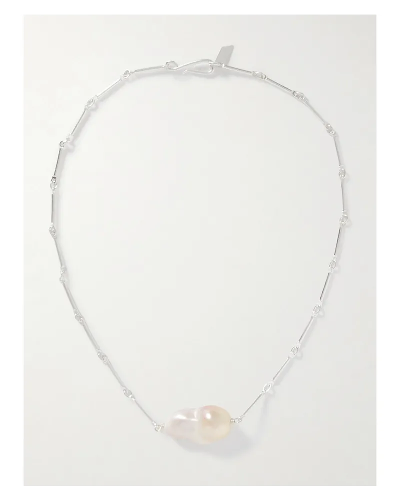 Loren Stewart Kinship Kette aus Sterling mit Perle Silber