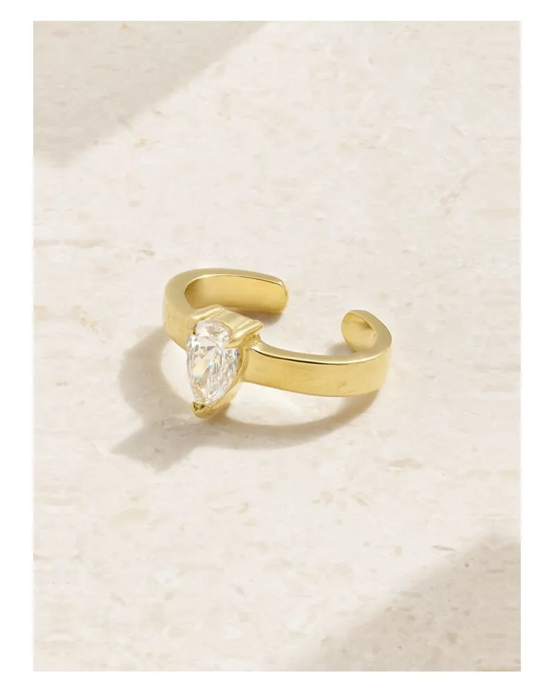 ANITA KO Ear Cuff Aus 18 Karat Gold Mit Diamant Gold