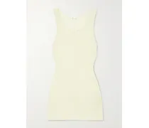 Tanktop Aus Geripptem Jersey - Elfenbein