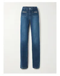 Paige Leenah Hoch Sitzende Jeans Blau