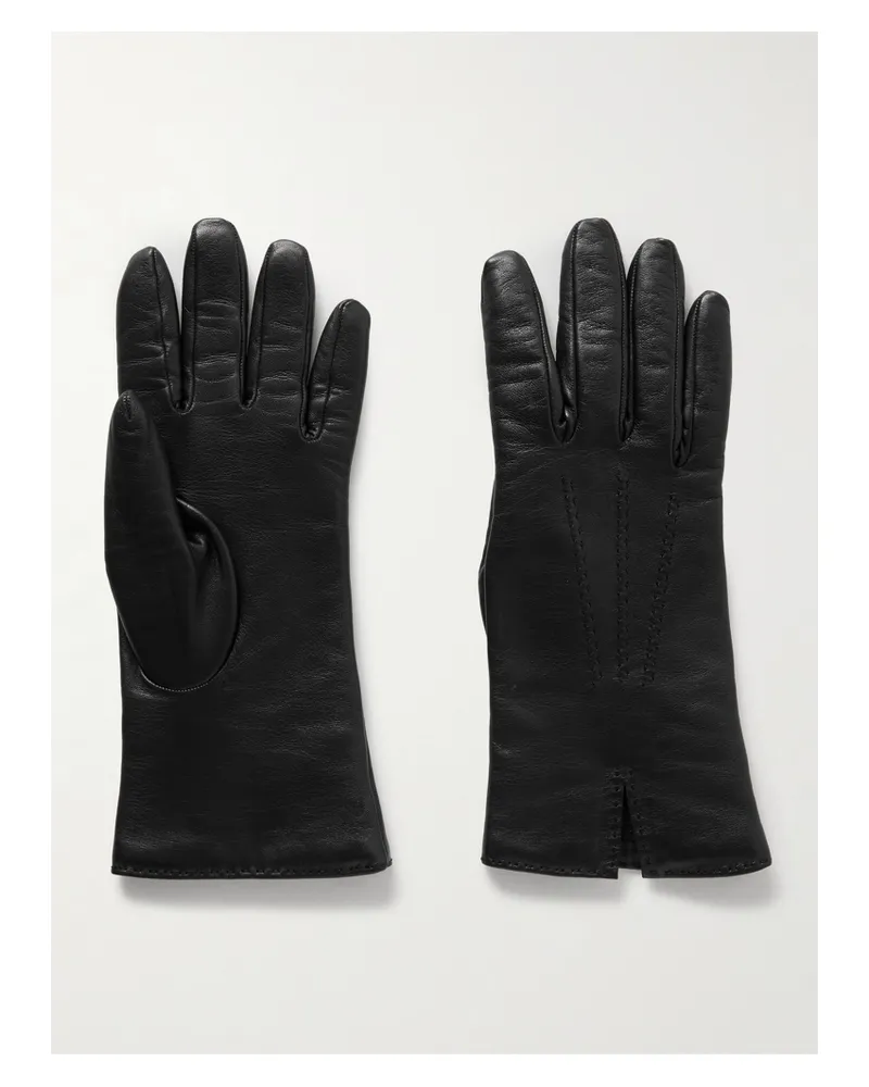 The Row Florence Handschuhe Aus Leder - Schwarz Schwarz